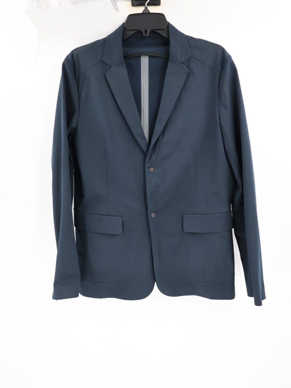 Ministry of Supply Aviator Jacket Mens medium Travel Blazer Pockets blue tech